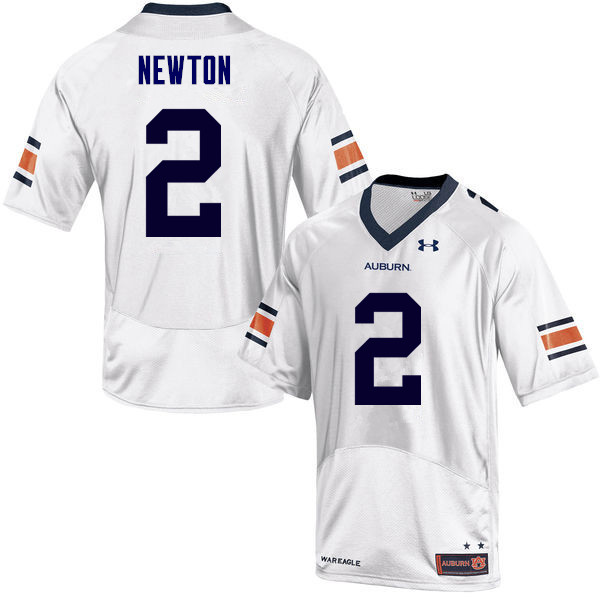 Auburn Tigers Men's Cam Newton #2 White Under Armour Stitched College NCAA Authentic Football Jersey EGT1074JV